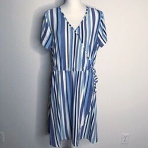 Derek Heart Plus Wrap Dress 2X